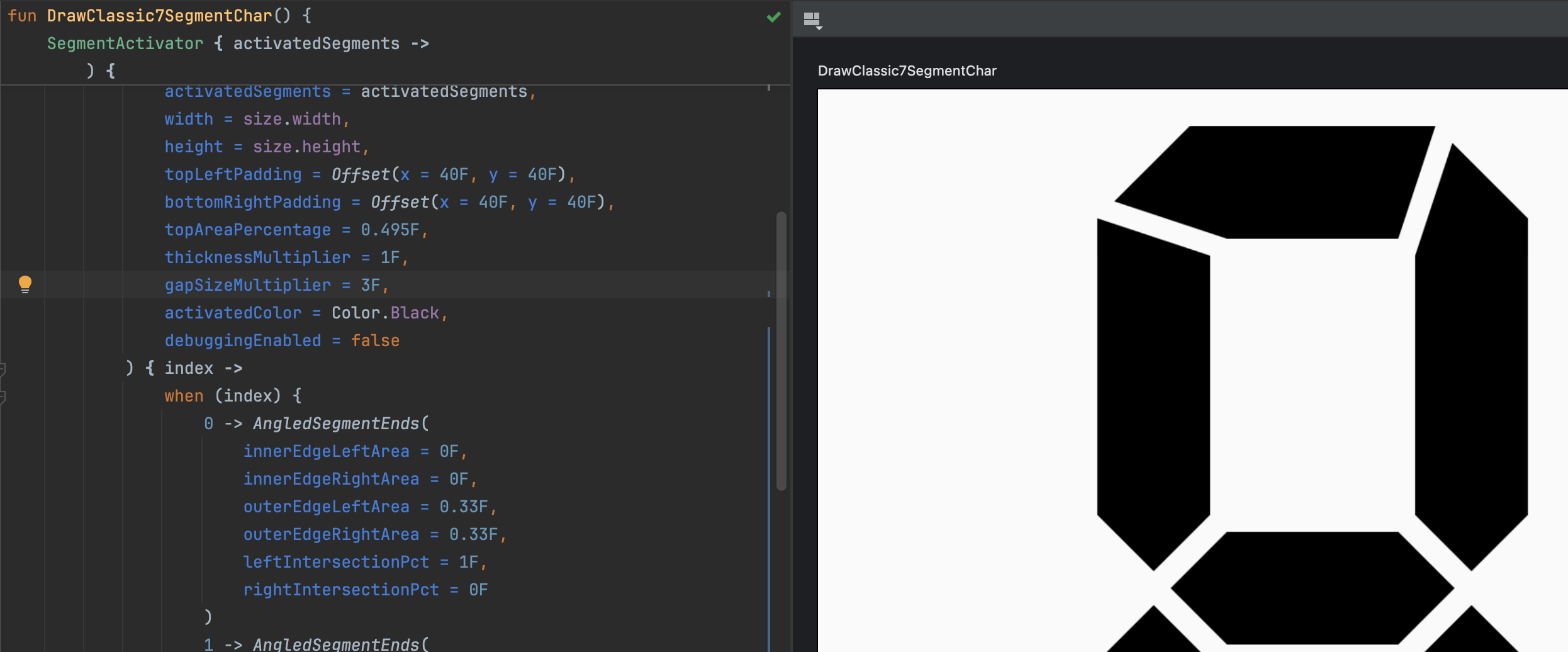 Asymmetric design with naive gaps