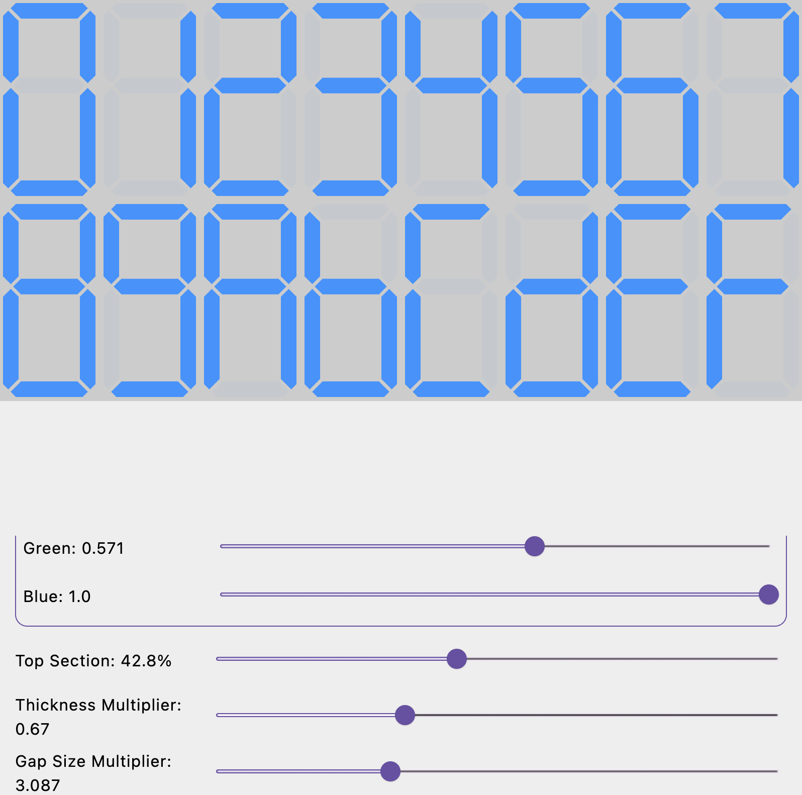 Additional Sliders