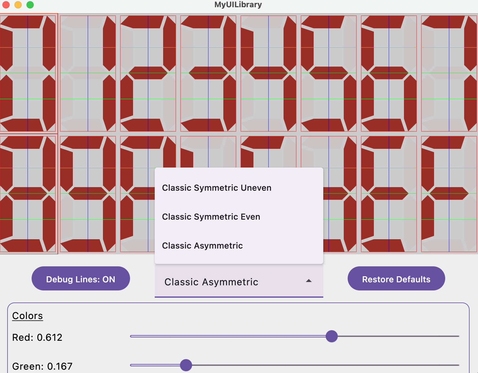 non slider controls