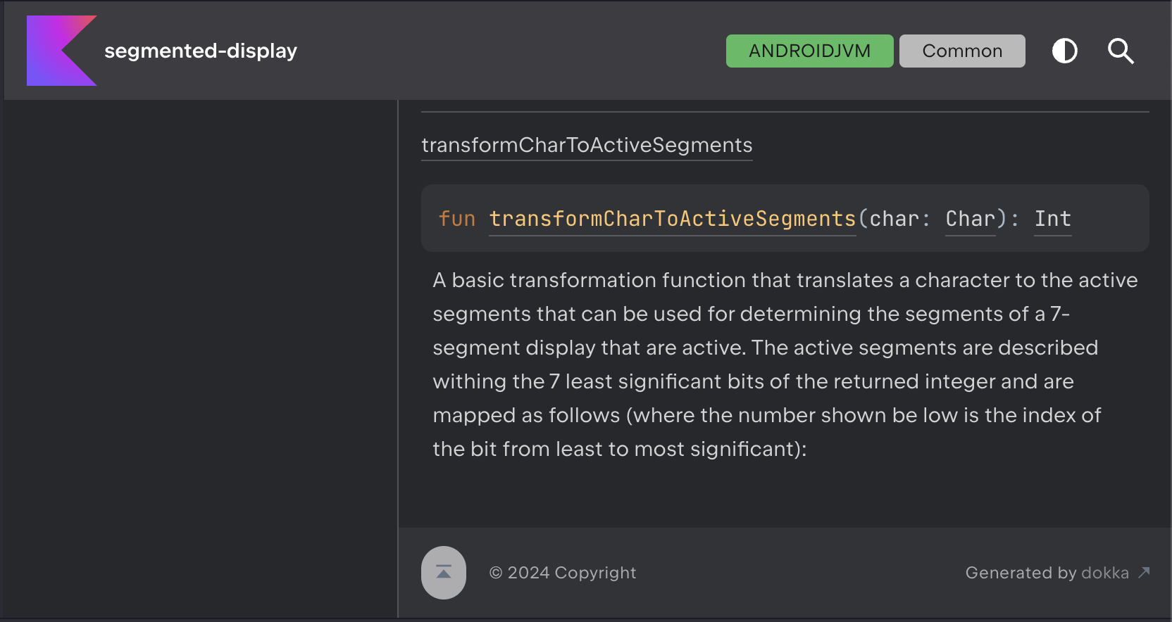 Documentation Text Sample