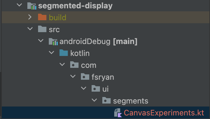 Create some androidDebug source