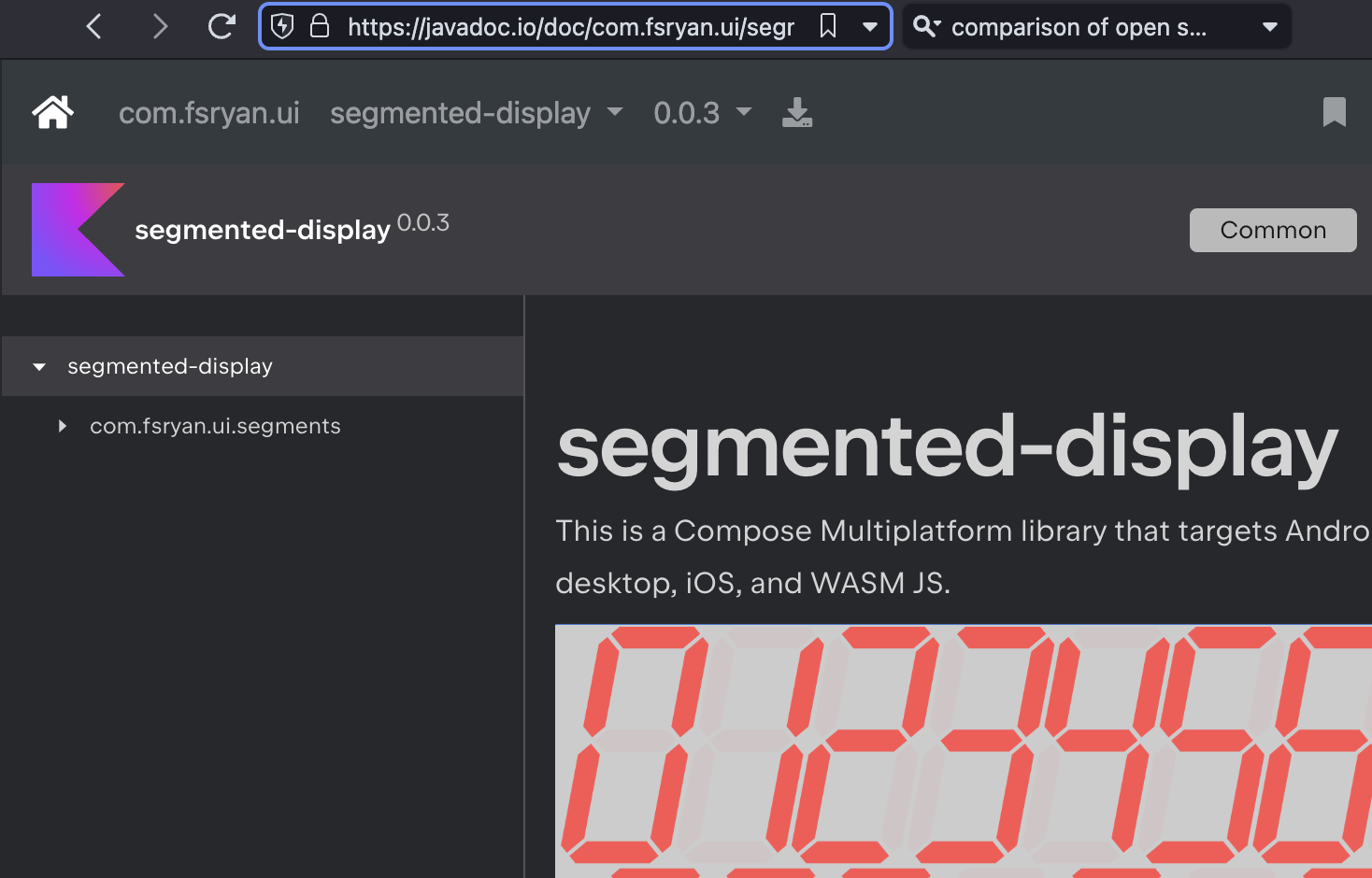 The Reference Documentation Page